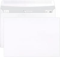 250 Witte enveloppen 162x229mm 90g zelfklevend Clairalfa