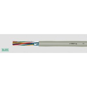 Helukabel 33001-500 Communicatielijn J-Y(ST)Y 2 x 2 x 0.60 mm² Grijs 500 m