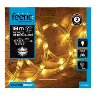 Lichtslang/slangverlichting - 18 meter - 324 led lampjes - warm wit - kerstverlichting Lichtslang/slangverlichting - 18 meter - 324 led lampjes - warm wit - kerstverlichting