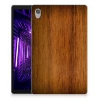 Lenovo Tab M10 HD (2de generatie) Silicone Tablet Hoes Donker Hout
