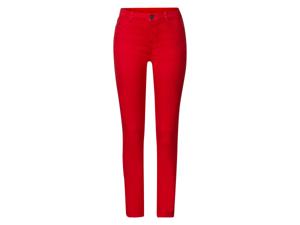 esmara Dames jeans skinny fit (46, Rood)