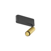 SLV OpbouwspotGrip! S goud met zwart 3000K - 1009043