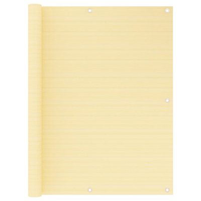 VidaXL Balkonscherm 120x500 cm hdpe beige