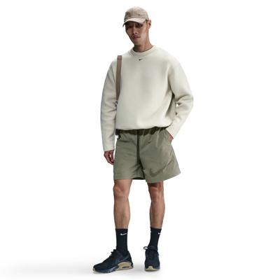 Nike Tech Sportswear Broekje Woven Grijsgroen Zwart