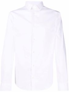 Emporio Armani chemise à patch logo - Blanc