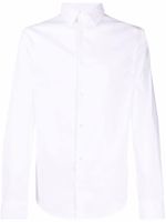 Emporio Armani chemise à patch logo - Blanc