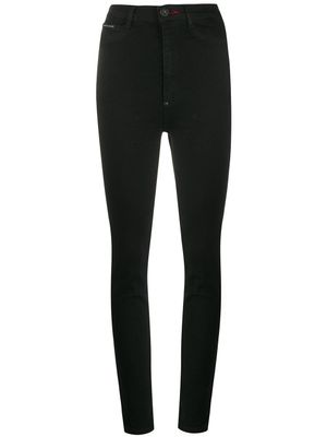 Philipp Plein jegging Super High Waist - Noir