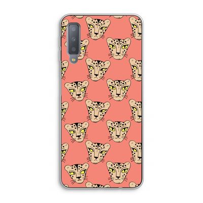 Tijger: Samsung Galaxy A7 (2018) Transparant Hoesje