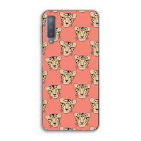 Tijger: Samsung Galaxy A7 (2018) Transparant Hoesje