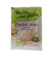 Bakpoeder 4 x 10 gram glutenvrij bio