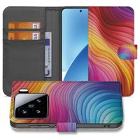Book Case voor Xiaomi 15 Regenboog