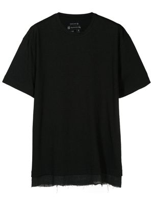 Osklen t-shirt à superpositions Rustic Under - Noir