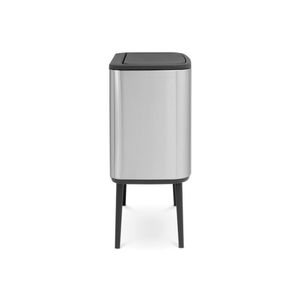 Brabantia 316227 vuilnisbak 34 l Rechthoekig Kunststof, Staal Roestvrijstaal