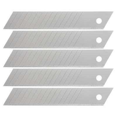 Wolfcraft Professionele afbreekmessen | In box | 18mm | 5 stuks - 4182000