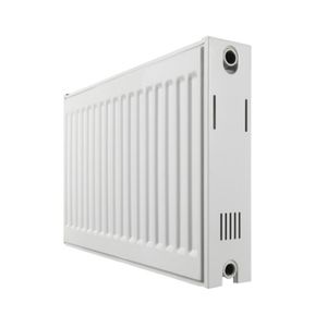 Paneelradiator Haceka Sanivesk Duo 80x60 cm Wit Zij-Aansluiting (1246 Watt)