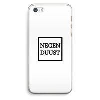 Negenduust vierkant: iPhone 5 / 5S / SE Transparant Hoesje