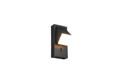 Trio Wandspot zwartRaglan met schakelaar - 248570132