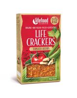 Lifefood Life crackers tomaat kruiden bio (90 gr)