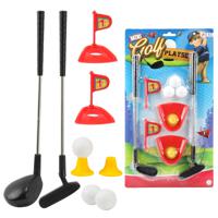 Toi Toys Mini Golfset Op Kaart 2 Golfsticks + 3 Ballen