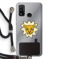 Kleine leeuw: Huawei P Smart (2020) Transparant Hoesje met koord