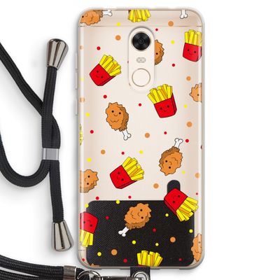 Chicken 'n Fries: Xiaomi Redmi 5 Transparant Hoesje met koord