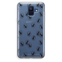 Miauw: Samsung Galaxy A6 (2018) Transparant Hoesje