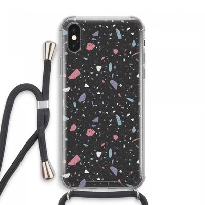Terrazzo N°16: iPhone XS Max Transparant Hoesje met koord