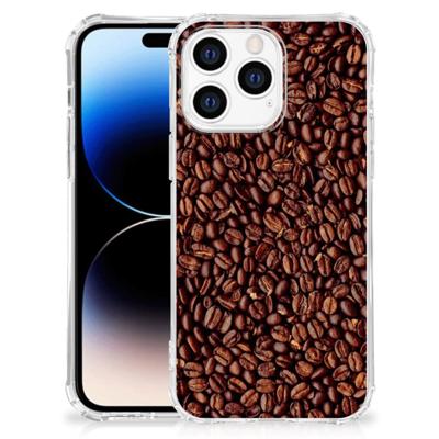 Apple iPhone 14 Pro Max Beschermhoes Koffiebonen Apple iPhone 14 Pro Max Beschermhoes Koffiebonen