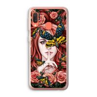 Lady Moth: Samsung Galaxy A20e Transparant Hoesje Lady Moth: Samsung Galaxy A20e Transparant Hoesje
