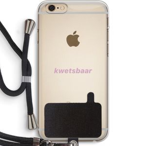 kwetsbaar: iPhone 6 PLUS / 6S PLUS Transparant Hoesje met koord