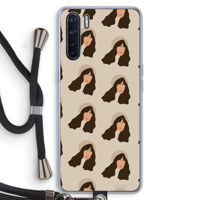 Bonjour mon amour: Oppo A91 Transparant Hoesje met koord