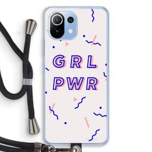 GRL PWR: Xiaomi Mi 11 Lite Transparant Hoesje met koord
