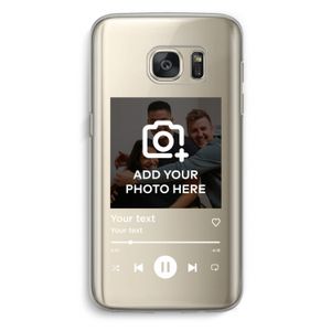Music Player: Samsung Galaxy S7 Transparant Hoesje