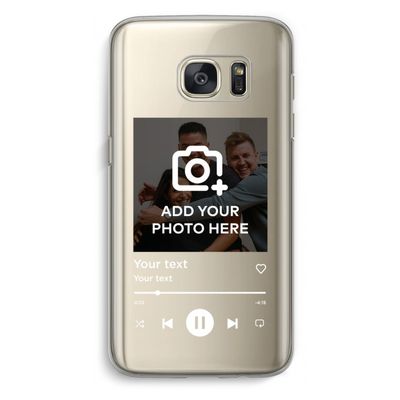 Music Player: Samsung Galaxy S7 Transparant Hoesje