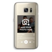 Music Player: Samsung Galaxy S7 Transparant Hoesje