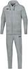 JAKO M9665 Joggingspak Base Met Kap - Lichtgrijs Gemeleerd - 4XL