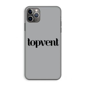 Topvent Grijs Zwart: iPhone 11 Pro Max Tough Case