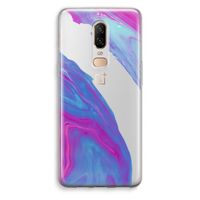 Zweverige regenboog: OnePlus 6 Transparant Hoesje