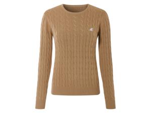 esmara Gebreide dames trui (Bruin, XS (32/34))