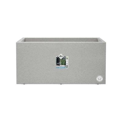 Elho Vivo Next Long 60 Bloembak - Grijs - L 59 x B 30 x H 29 cm - binnen/buiten - 100% gerecycled
