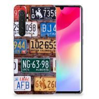 Xiaomi Mi Note 10 Lite | Siliconen hoesje | met foto Kentekenplaten