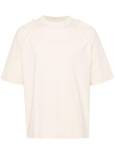 Jacquemus t-shirt Le Camargue à logo brodé - Tons neutres