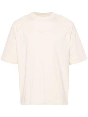 Jacquemus t-shirt Le Camargue à logo brodé - Tons neutres