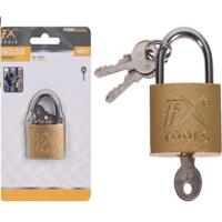 FX Tools Hangslot metaal 4cm met 3 sleutels - thumbnail