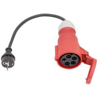 AS Schwabe 61373 Stroom Adapterkabel 16 A Zwart 0.3 m H07RN-F 3G 2,5 mm² - thumbnail