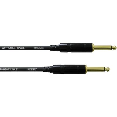 Cordial CCI 6 PP Jackplug Instrumenten Kabel [1x Jackplug male 6,3 mm - 1x Jackplug male 6,3 mm] 6.00 m Zwart