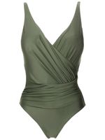 Lygia & Nanny maillot de bain Maísa Liso à design drapé - Vert