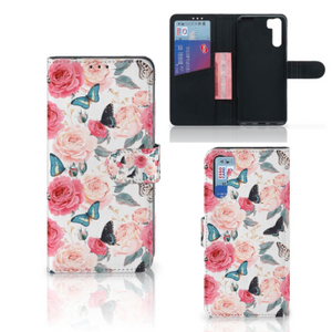 OPPO A91 | Reno3 Hoesje Butterfly Roses