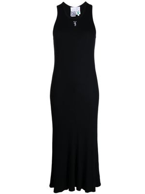 Natasha Zinko robe sans manches Bunny à coupe mi-longue - Noir