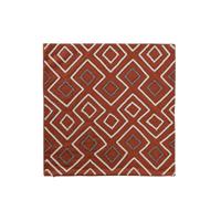 Kussenhoes DKD Home Decor Terra cotta Geometrisch 50 x 1 x 50 cm